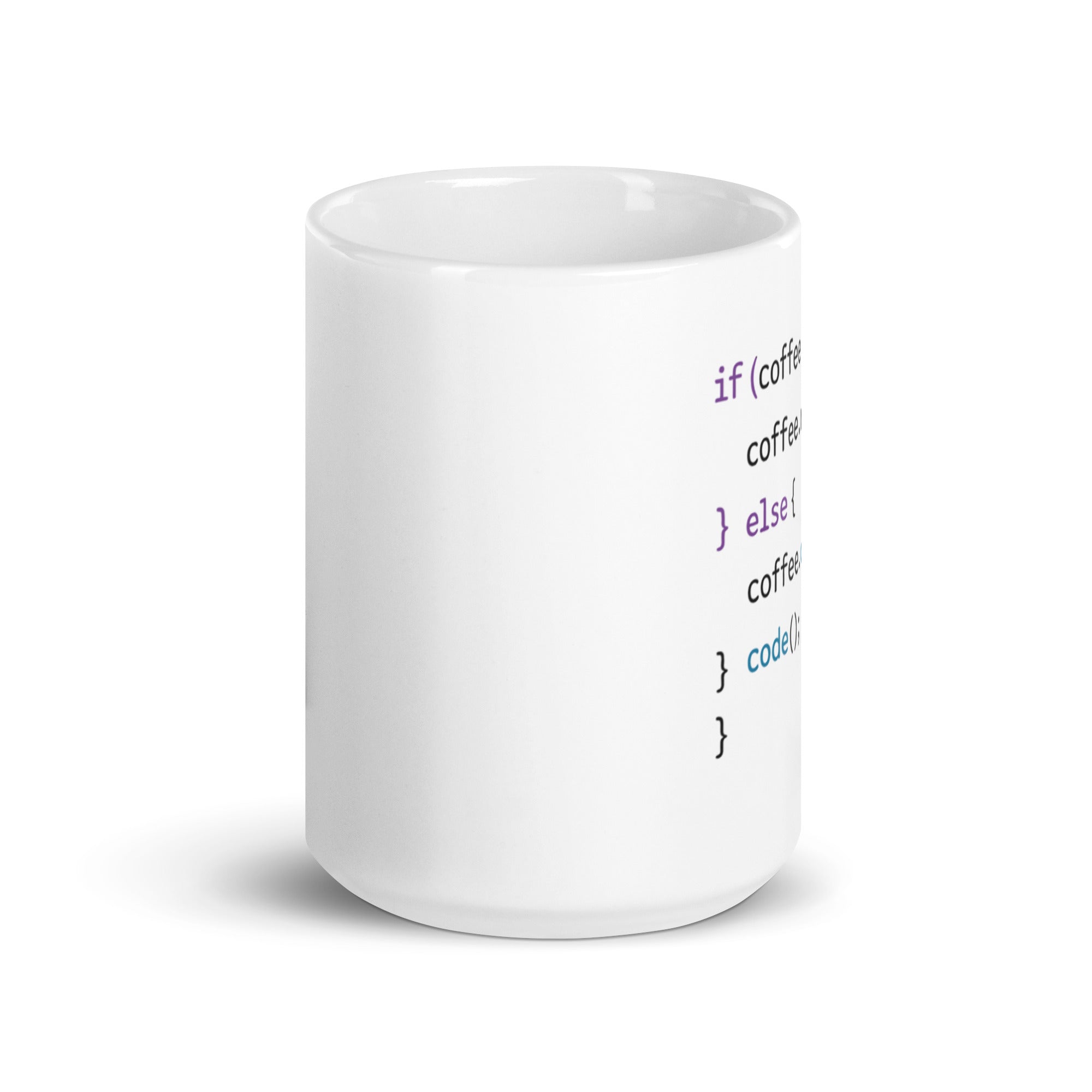 Tazza in Ceramica Stampata – Adatta a Microonde e Lavastoviglie – Idea Regalo - Design If Else-Biiply