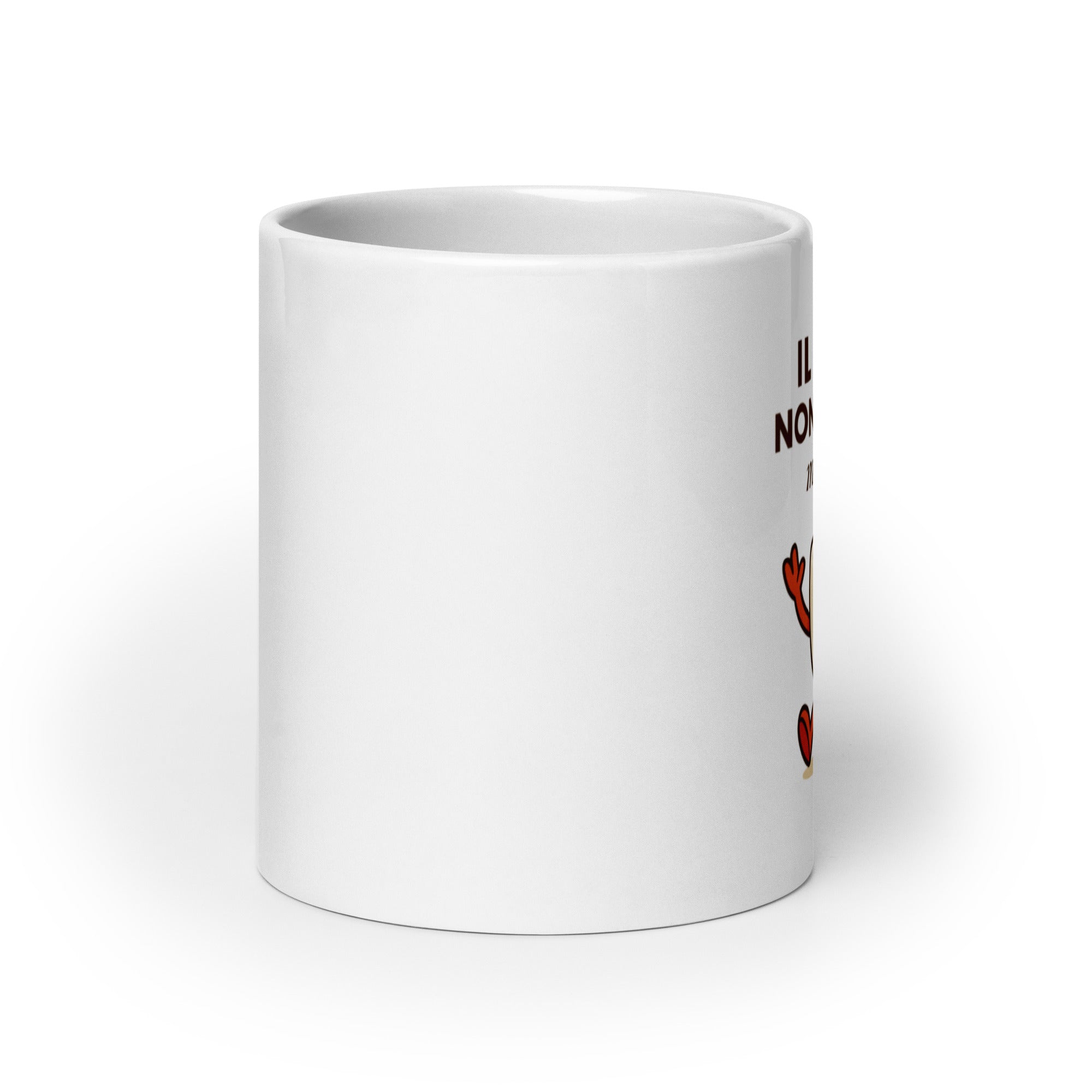 Tazza in Ceramica Stampata – Adatta a Microonde e Lavastoviglie – Idea Regalo - Design Il Caffè Non Risolve ma aiuta-Biiply