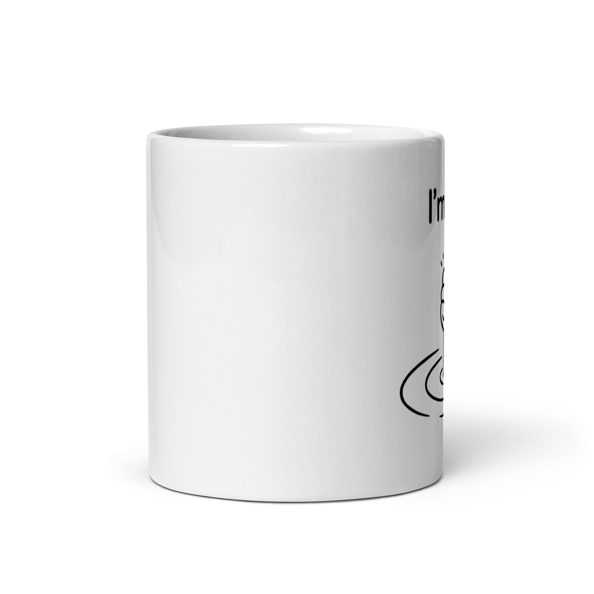 Tazza in Ceramica Stampata – Adatta a Microonde e Lavastoviglie – Idea Regalo - Design I'm fine-Biiply
