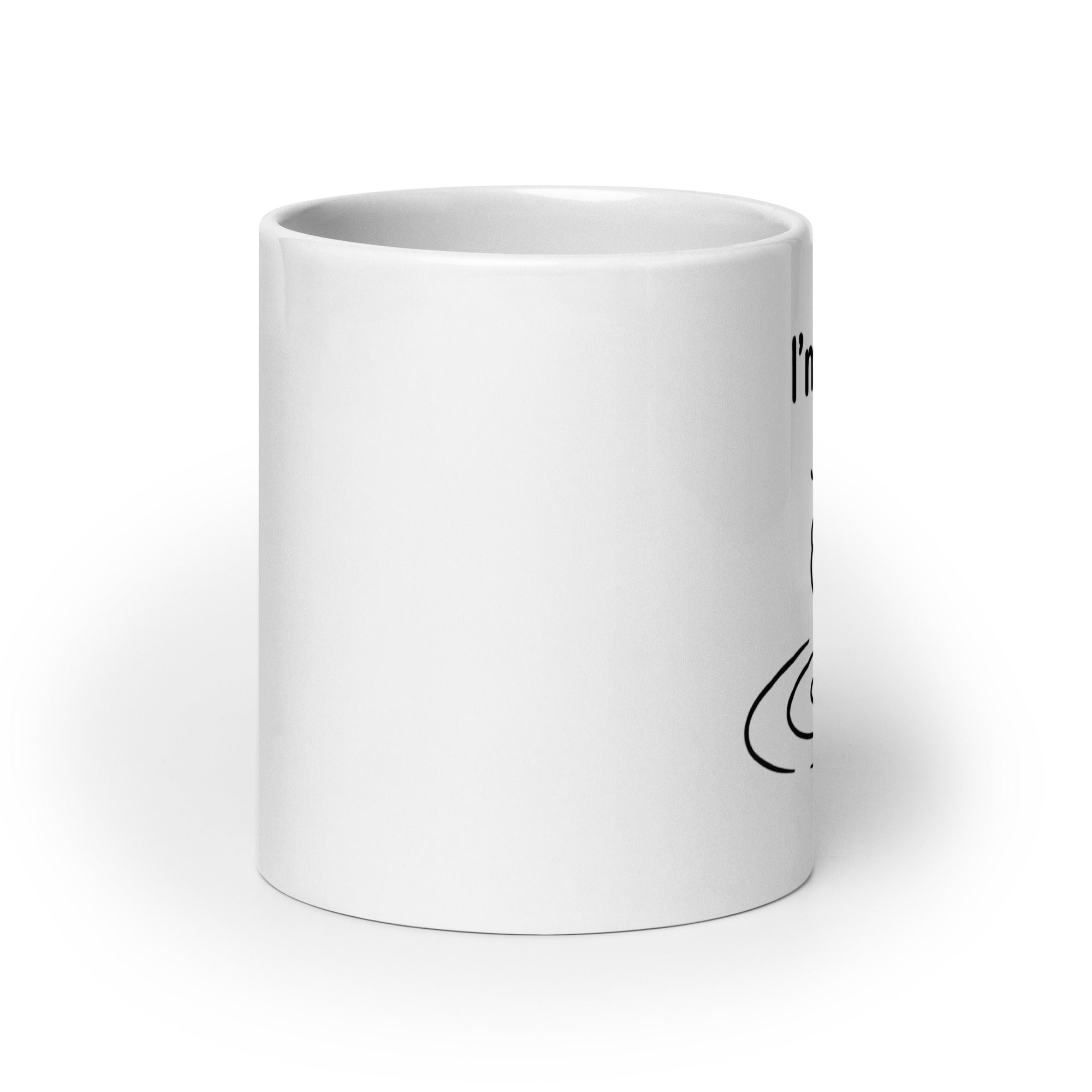 Tazza in Ceramica Stampata – Adatta a Microonde e Lavastoviglie – Idea Regalo - Design I'm fine-Biiply
