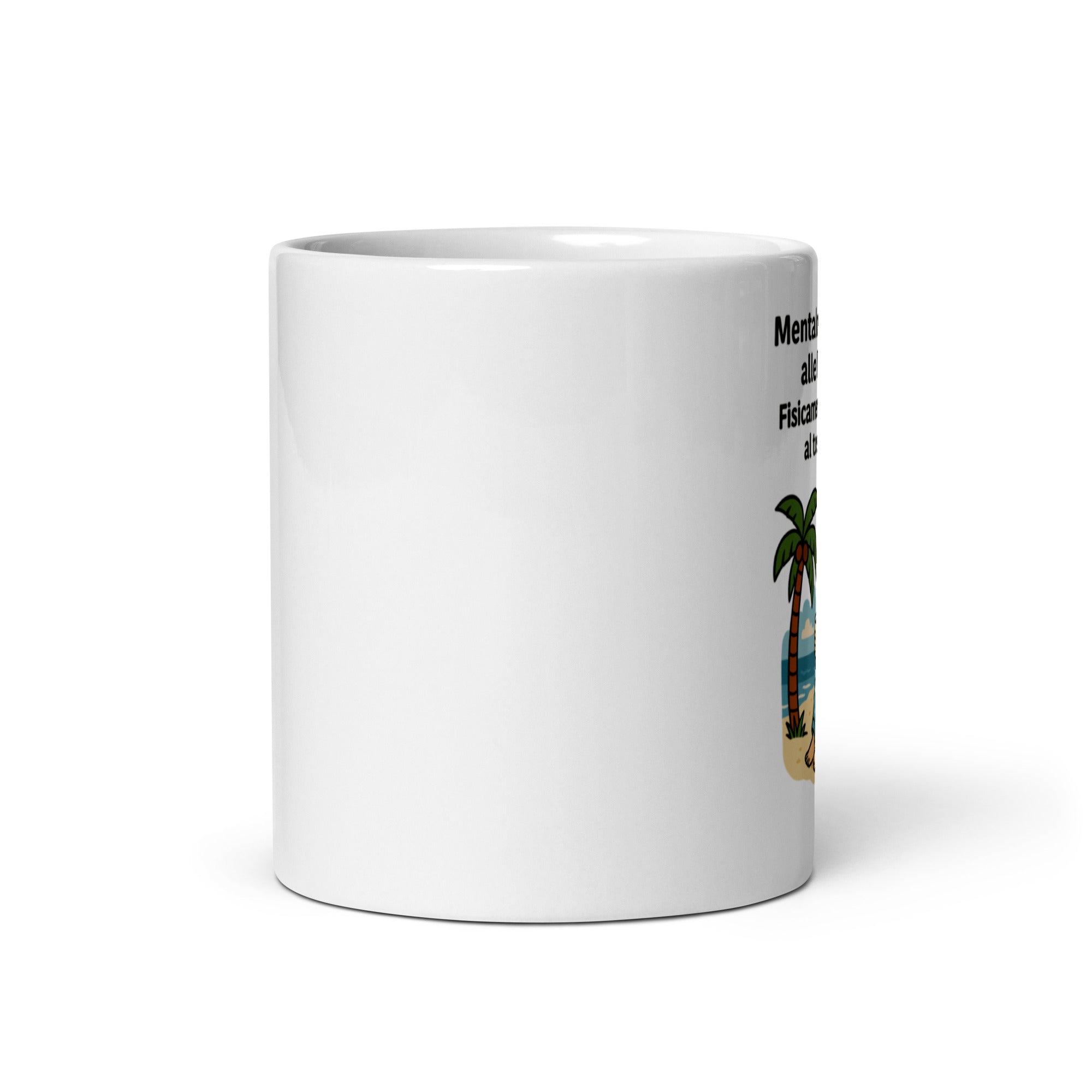 Tazza in Ceramica Stampata – Adatta a Microonde e Lavastoviglie – Idea Regalo - Design Mentalmente Sono Alle Maldive-Biiply