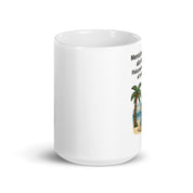 Tazza in Ceramica Stampata – Adatta a Microonde e Lavastoviglie – Idea Regalo - Design Mentalmente Sono Alle Maldive-Biiply