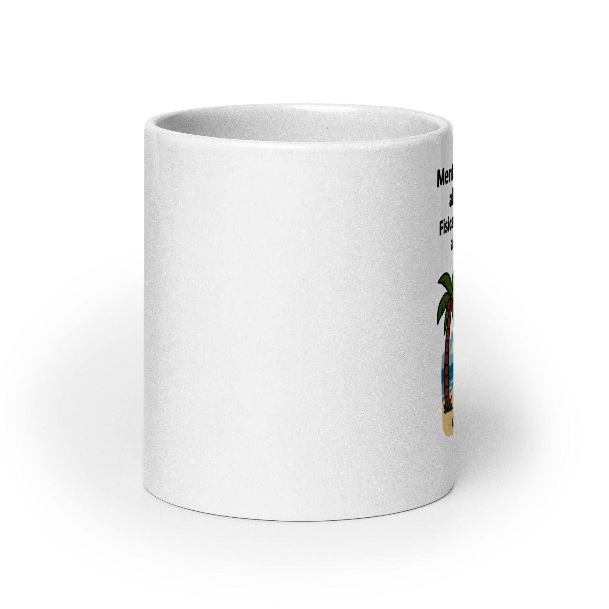 Tazza in Ceramica Stampata – Adatta a Microonde e Lavastoviglie – Idea Regalo - Design Mentalmente Sono Alle Maldive-Biiply