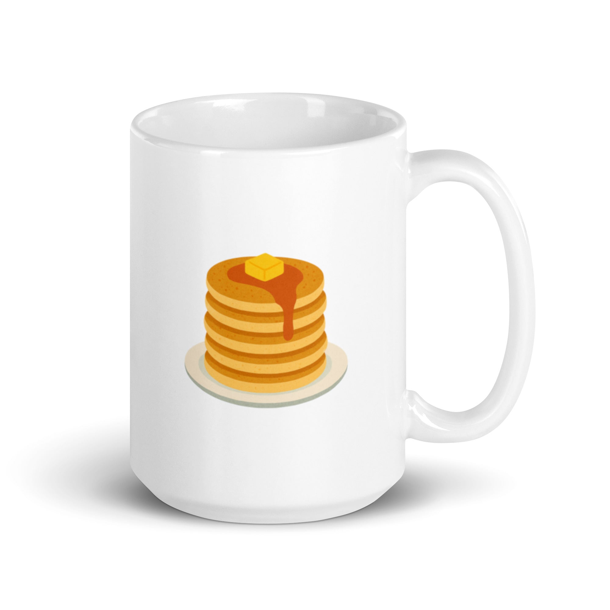Tazza in Ceramica Stampata – Adatta a Microonde e Lavastoviglie – Idea Regalo - Design Pancake-Biiply
