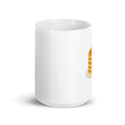 Tazza in Ceramica Stampata – Adatta a Microonde e Lavastoviglie – Idea Regalo - Design Pancake-Biiply
