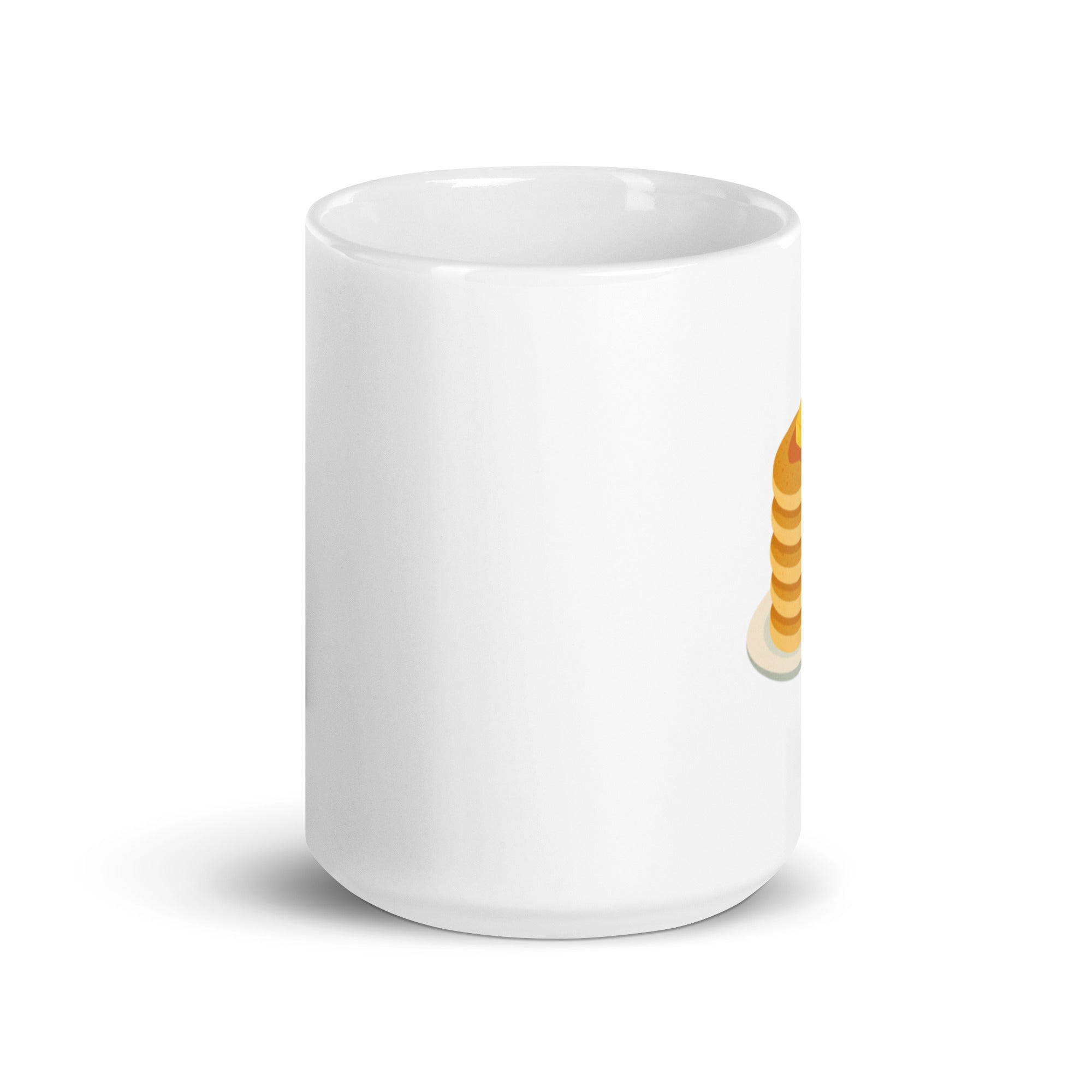Tazza in Ceramica Stampata – Adatta a Microonde e Lavastoviglie – Idea Regalo - Design Pancake-Biiply