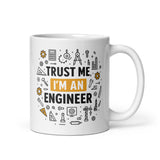 Taza de Cerámica Estampada – Apta para Microondas y Lavavajillas – Idea de Regalo - Diseño Trust Me I'm An Engineer
