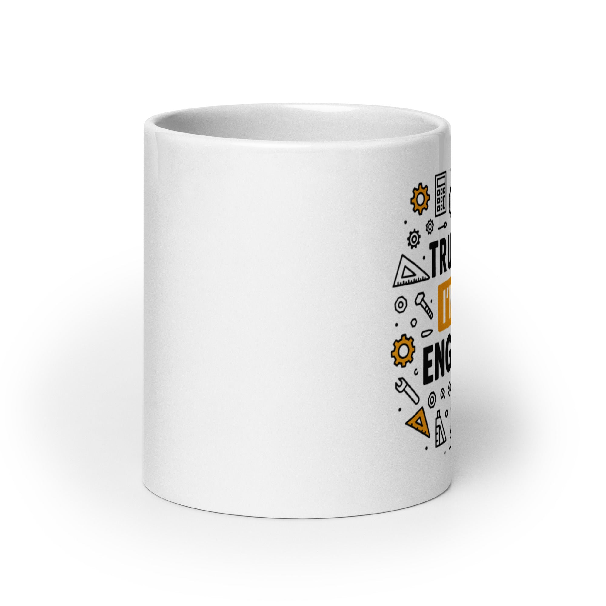 Tazza in Ceramica Stampata – Adatta a Microonde e Lavastoviglie – Idea Regalo - Design Trust Me I'm An Engineer-Biiply