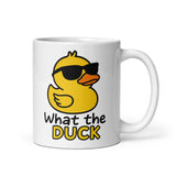 Printed Ceramic Mug – Microwave and Dishwasher Safe – Gift Idea – Design What the Duck