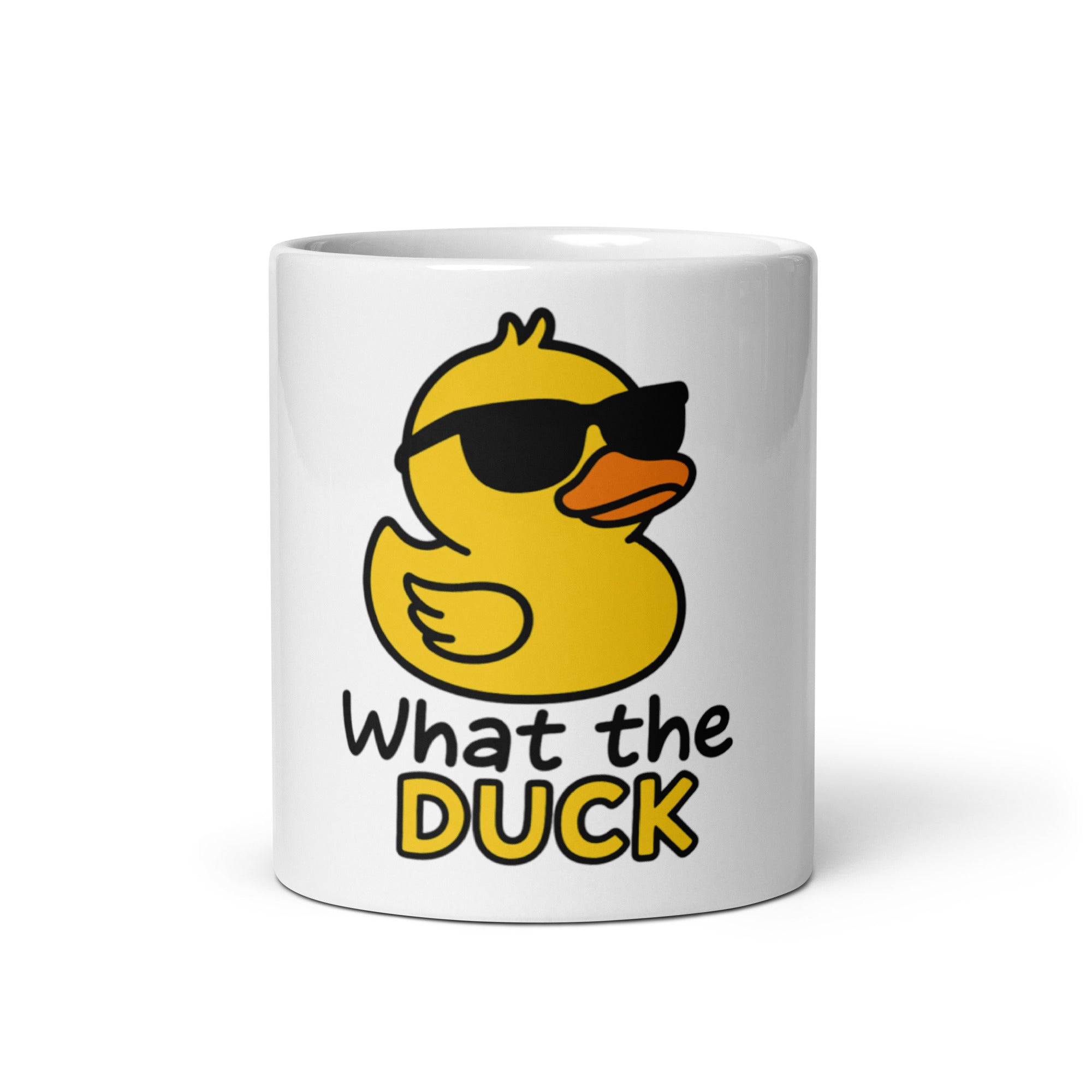 Tazza in Ceramica Stampata – Adatta a Microonde e Lavastoviglie – Idea Regalo - Design What the Duck-Biiply