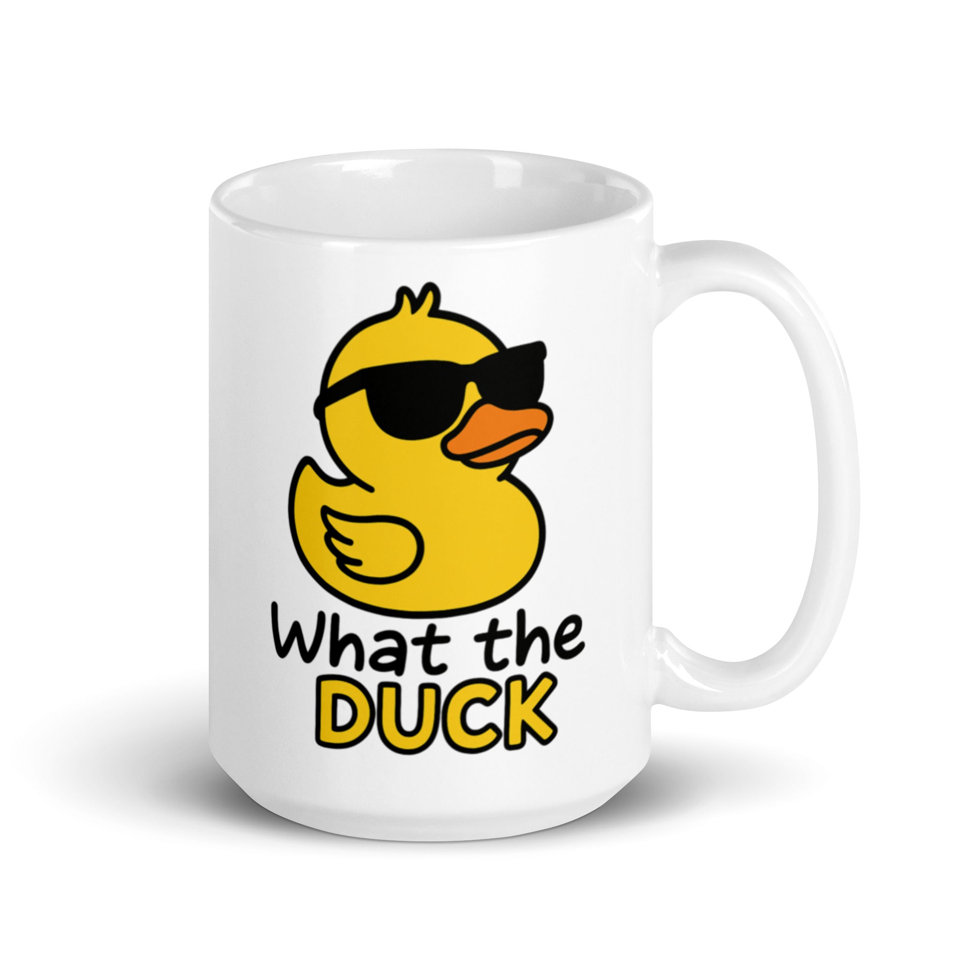 Tazza in Ceramica Stampata – Adatta a Microonde e Lavastoviglie – Idea Regalo - Design What the Duck-Biiply