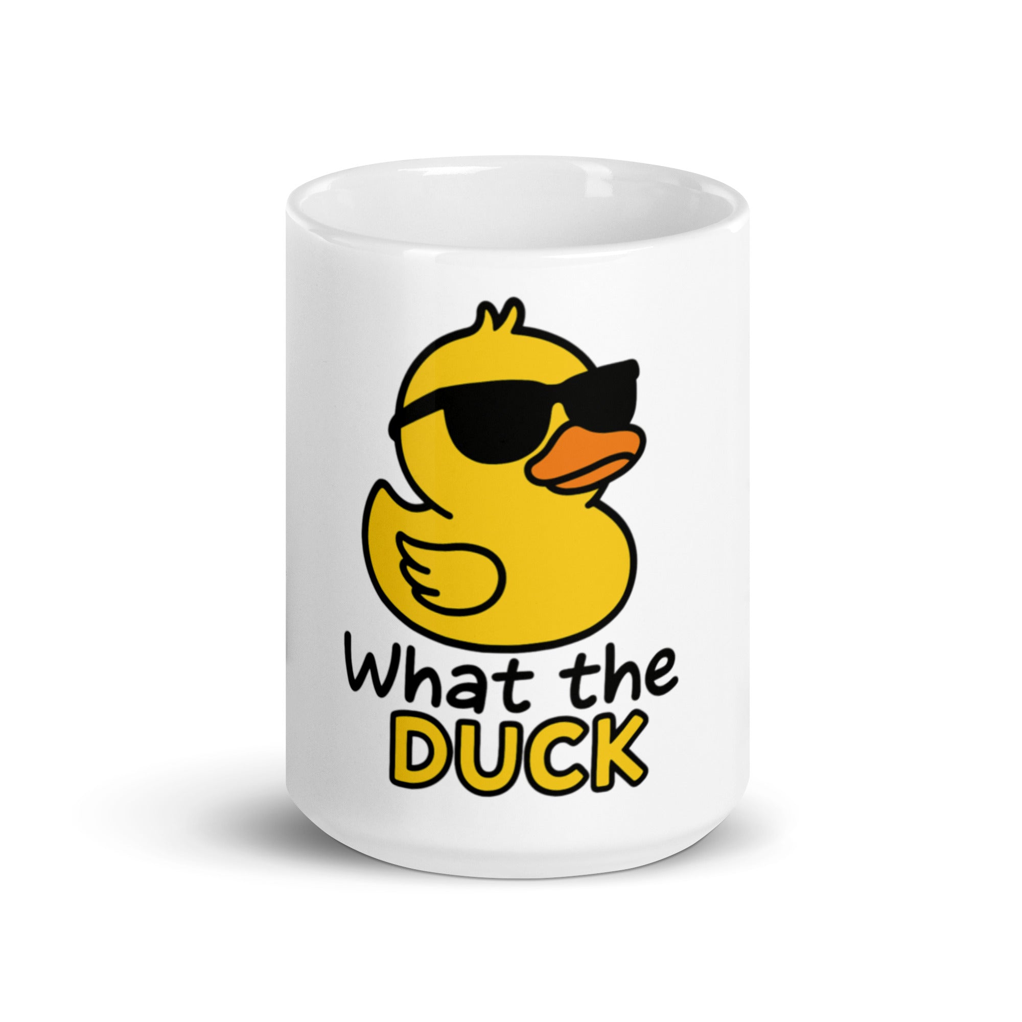 Tazza in Ceramica Stampata – Adatta a Microonde e Lavastoviglie – Idea Regalo - Design What the Duck-Biiply