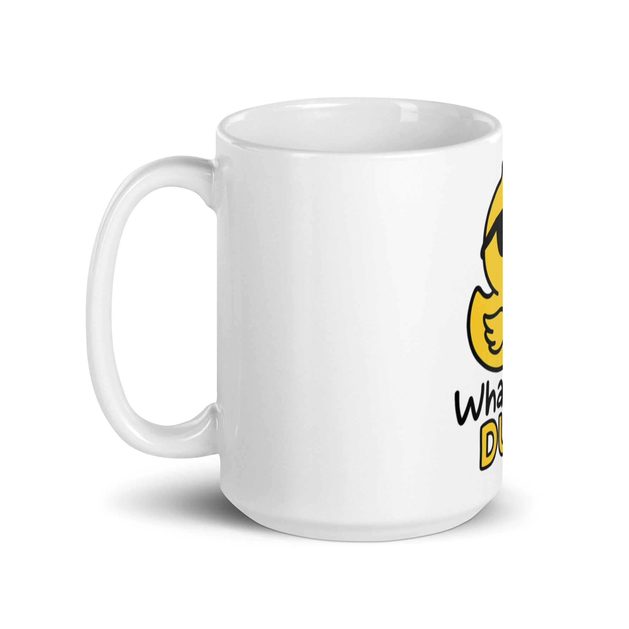 Tazza in Ceramica Stampata – Adatta a Microonde e Lavastoviglie – Idea Regalo - Design What the Duck-Biiply