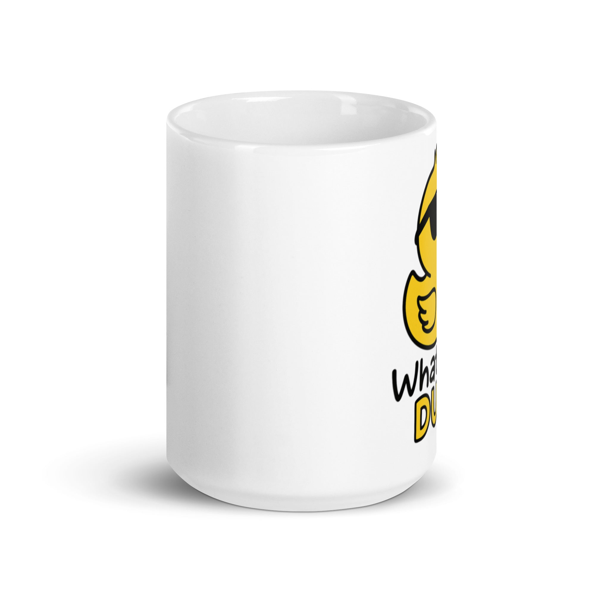 Tazza in Ceramica Stampata – Adatta a Microonde e Lavastoviglie – Idea Regalo - Design What the Duck-Biiply