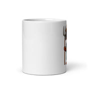 Tazza in ceramica resistente stampata a colori adatta a microonde e lavastoviglie - Bassotto Contadino-Biiply