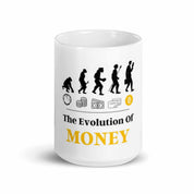 Tazza in ceramica resistente stampata a colori adatta a microonde e lavastoviglie - Evolution Money
