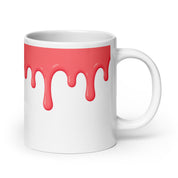 Tazza in ceramica resistente stampata a colori adatta a microonde e lavastoviglie - Glassa Fragola
