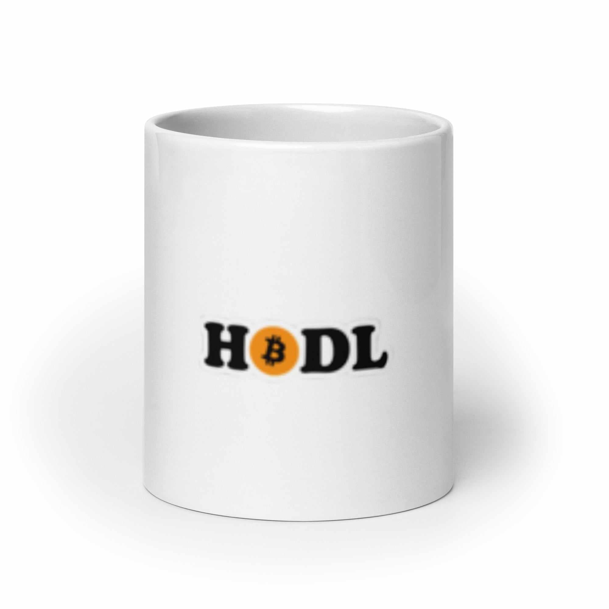 Tazza in ceramica resistente stampata a colori adatta a microonde e lavastoviglie - Holder Bitcoin