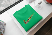 T-Shirt Unisex Ricamata 100% Cotone – Confortevole – Design Swoosh Zenitzu