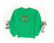 Felpa Ricamata Unisex – Morbida – Stile Streetwear – Merry Grinch