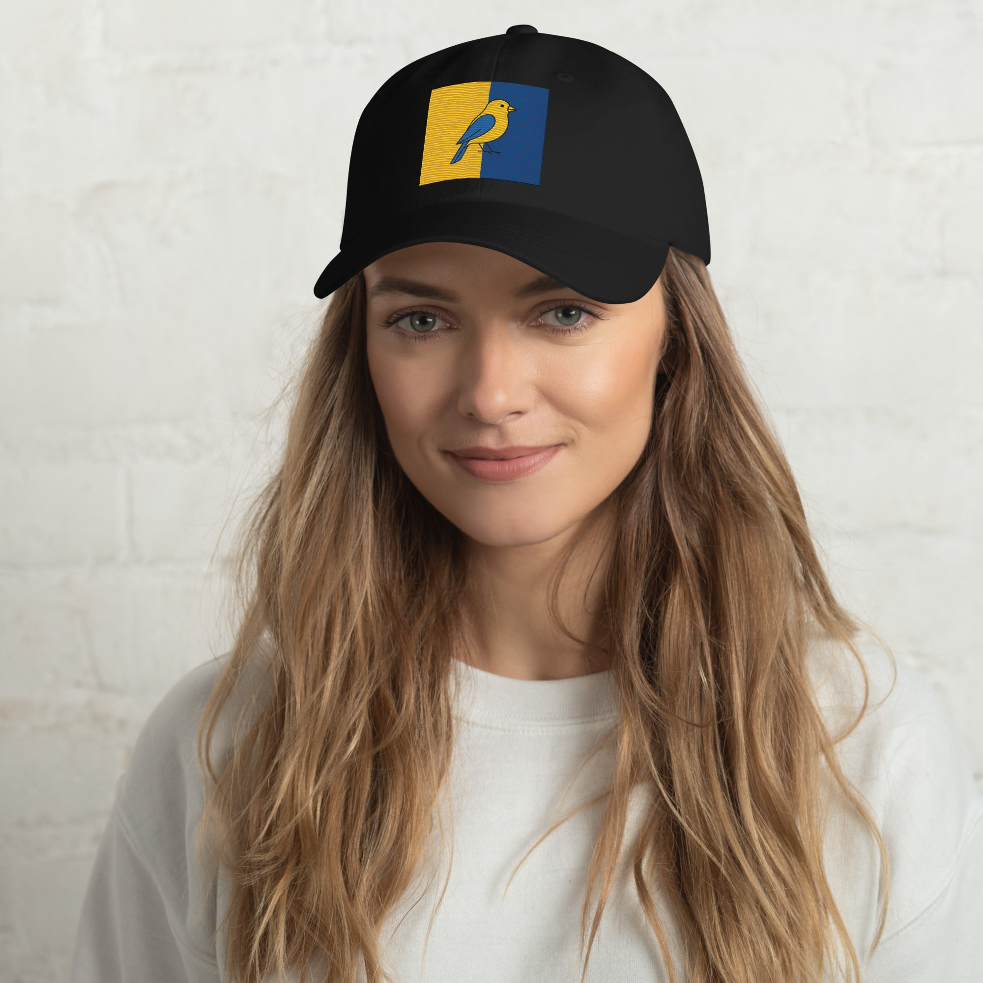 Cappellino Ricamato Canarino