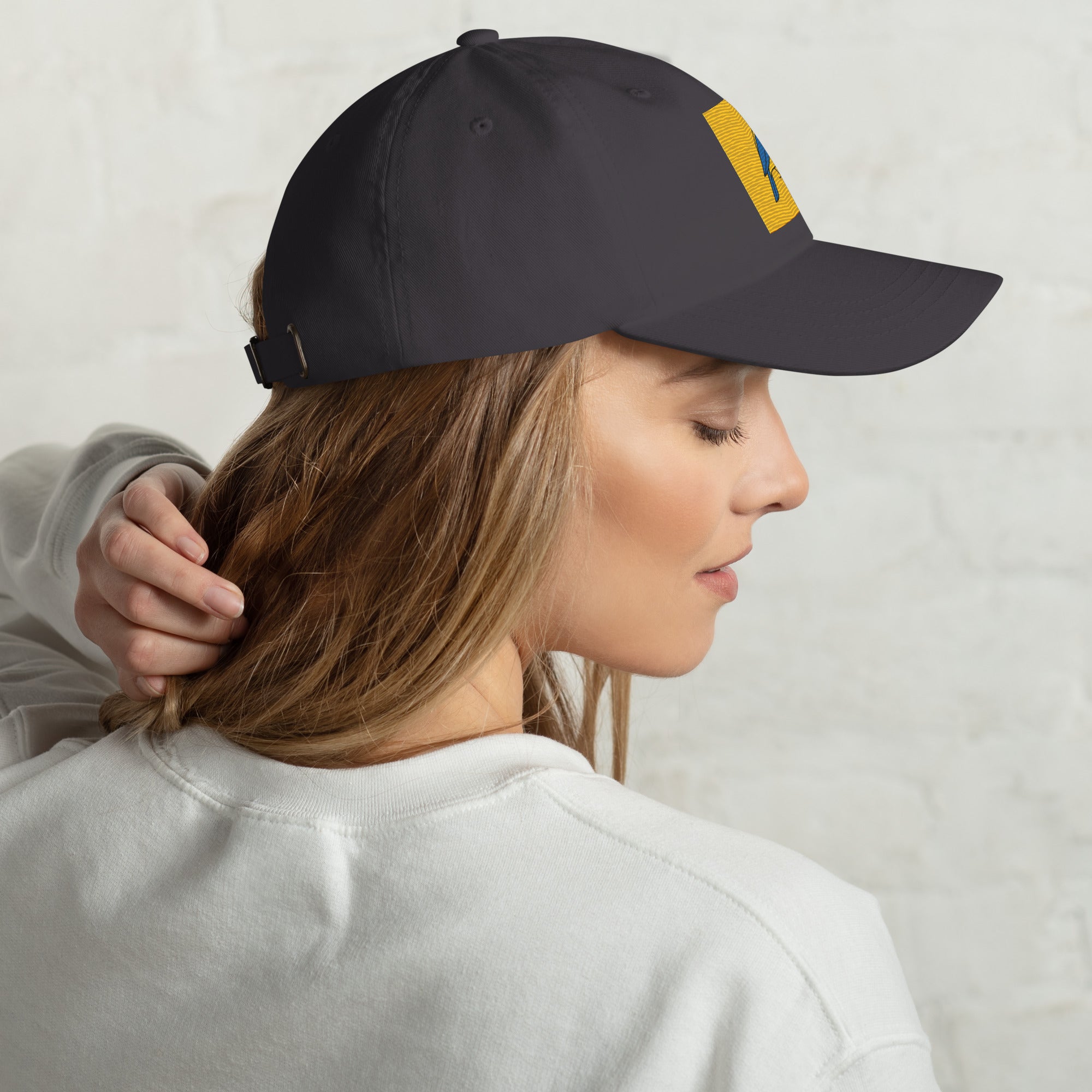 Cappellino Ricamato Canarino