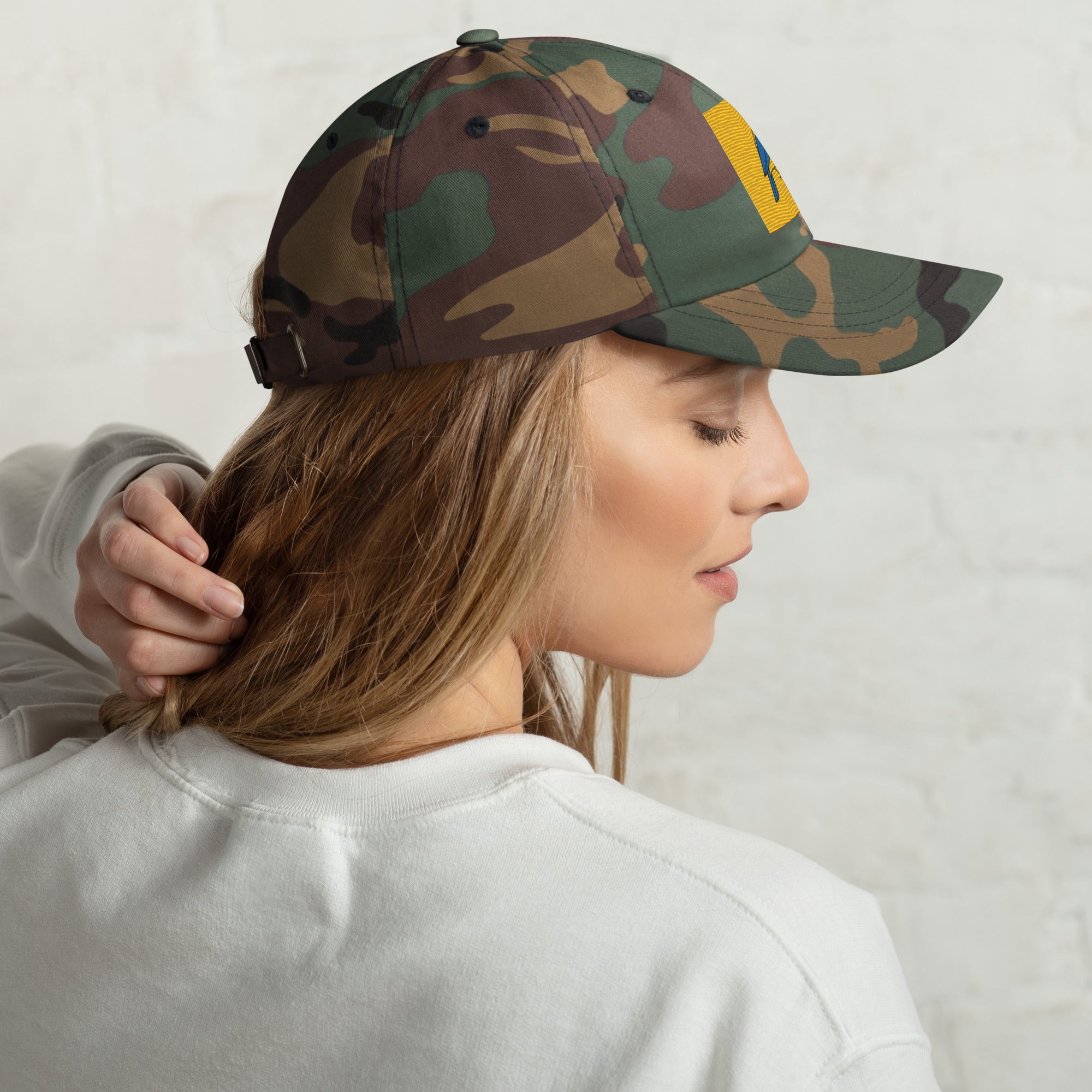Cappellino Ricamato Canarino