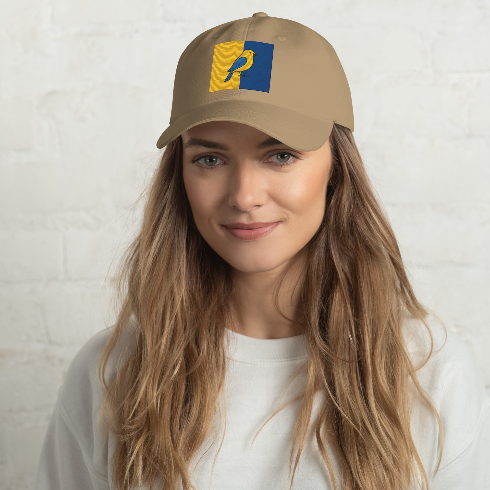 Cappellino Ricamato Canarino