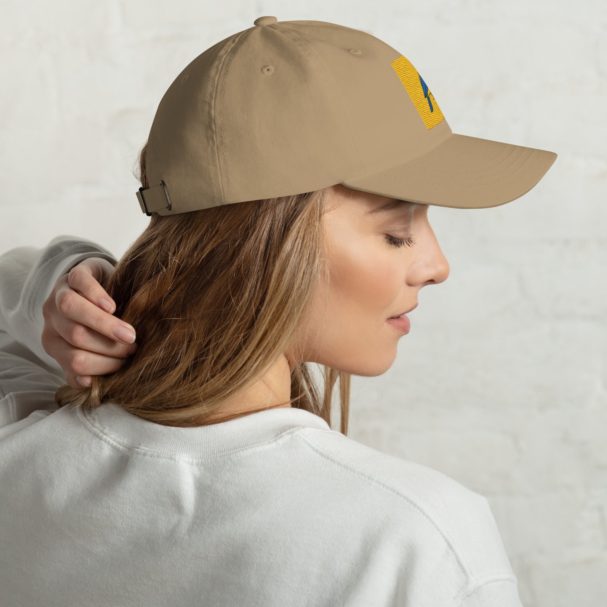 Cappellino Ricamato Canarino