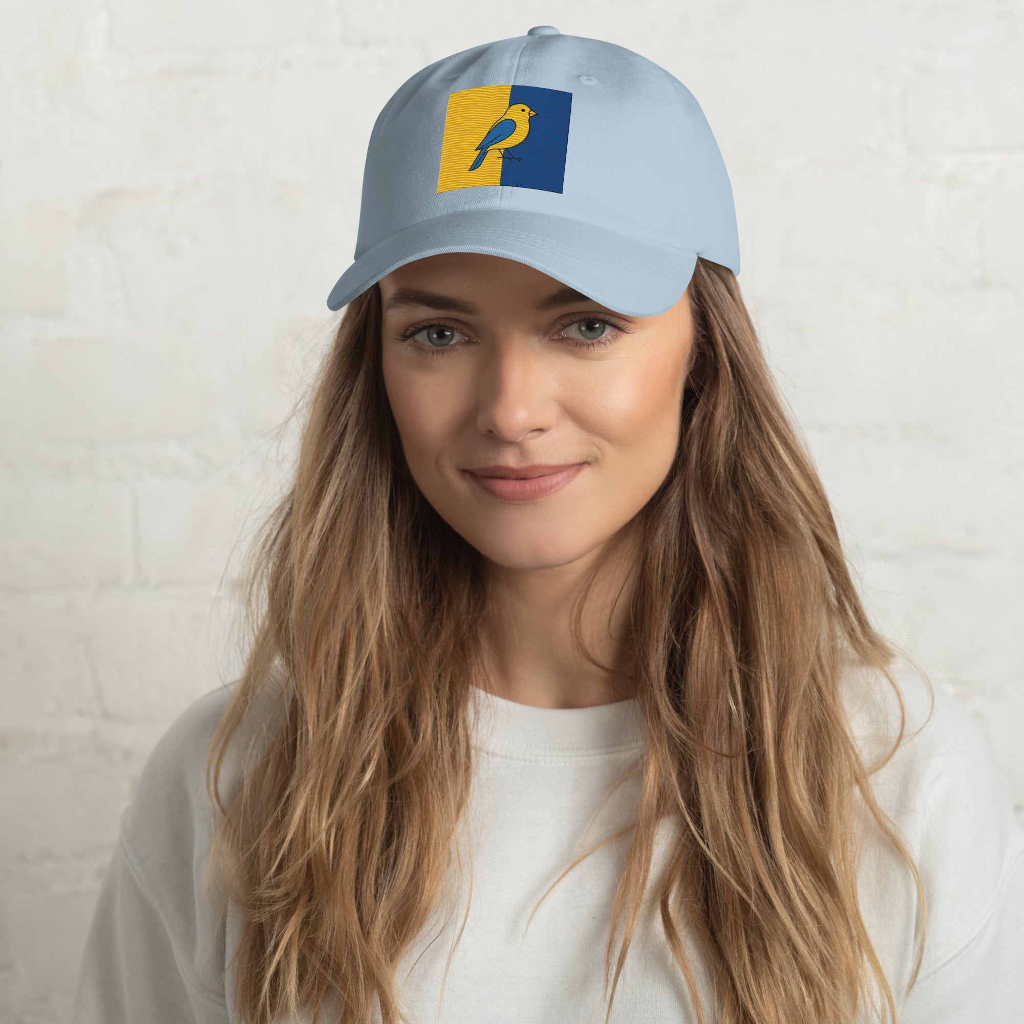 Cappellino Ricamato Canarino