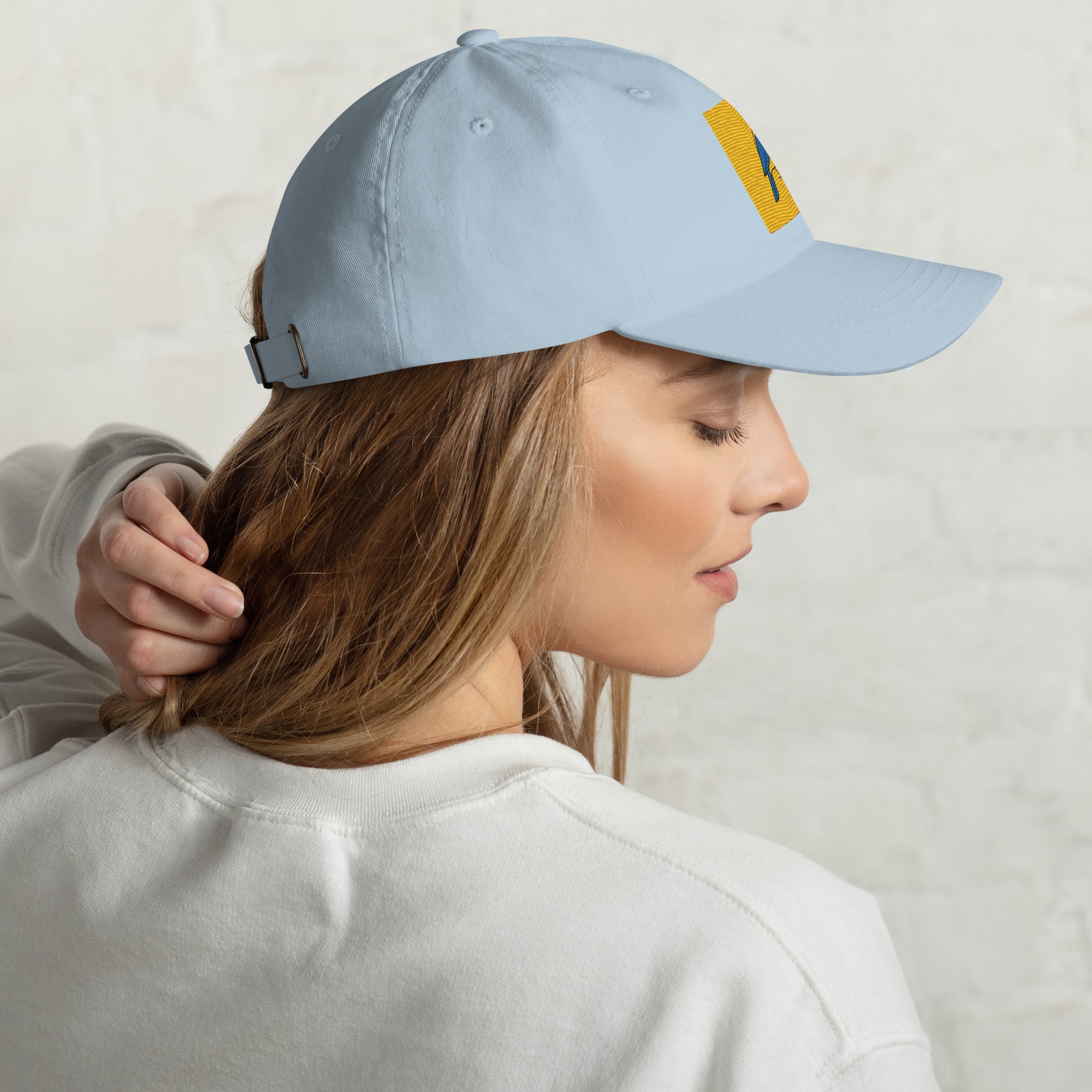 Cappellino Ricamato Canarino