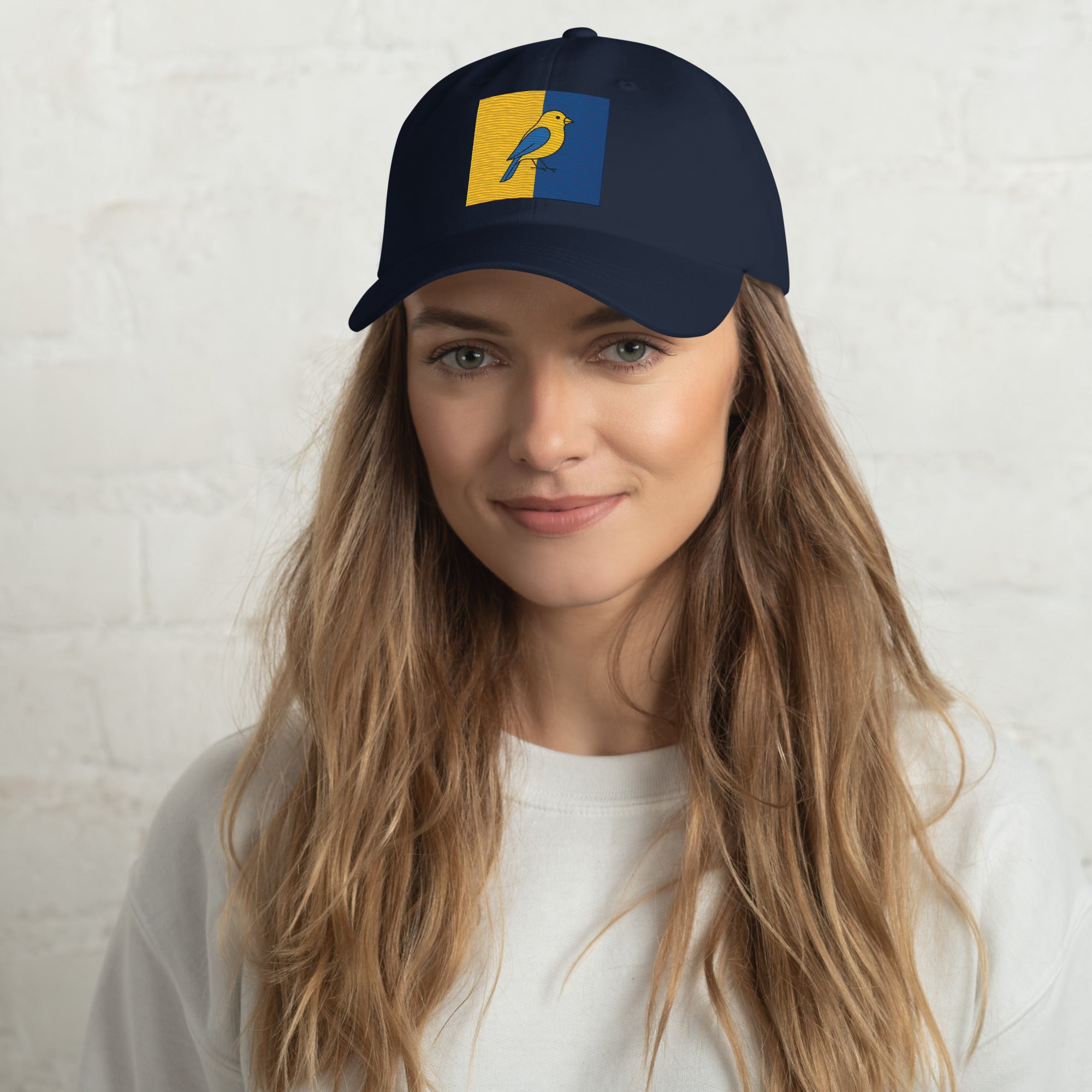 Cappellino Ricamato Canarino