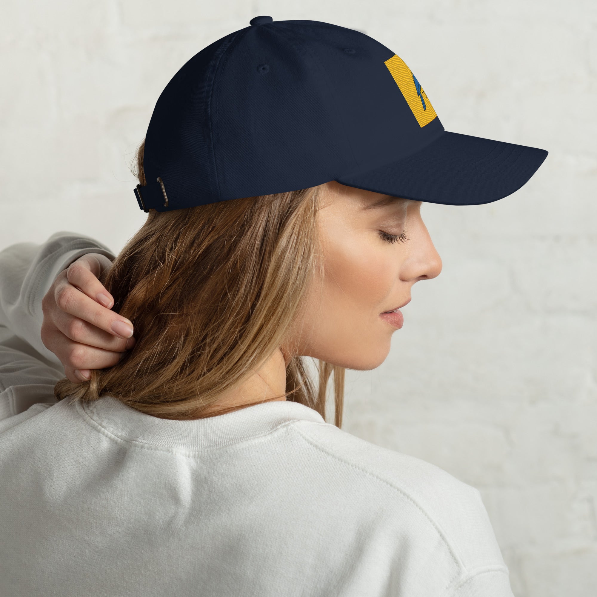 Cappellino Ricamato Canarino