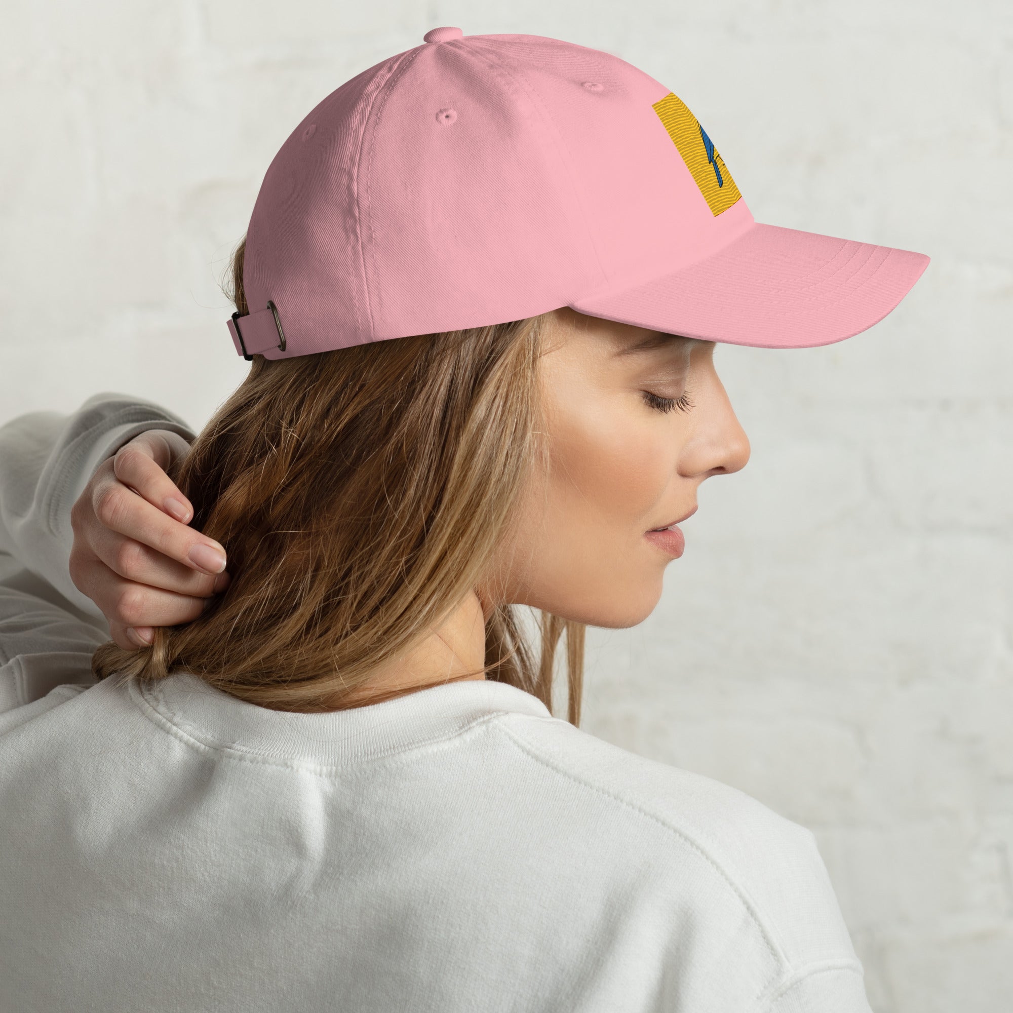 Cappellino Ricamato Canarino