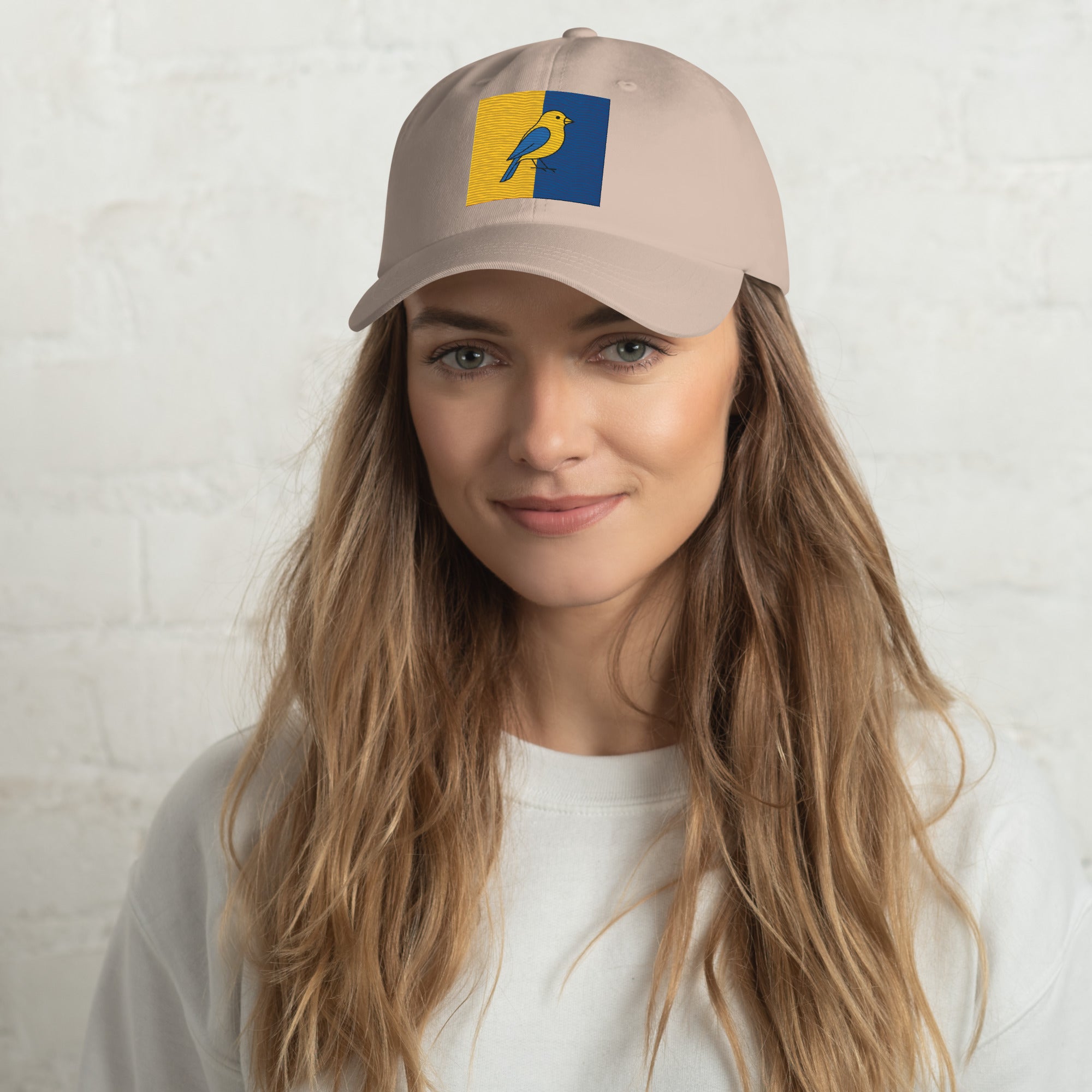 Cappellino Ricamato Canarino