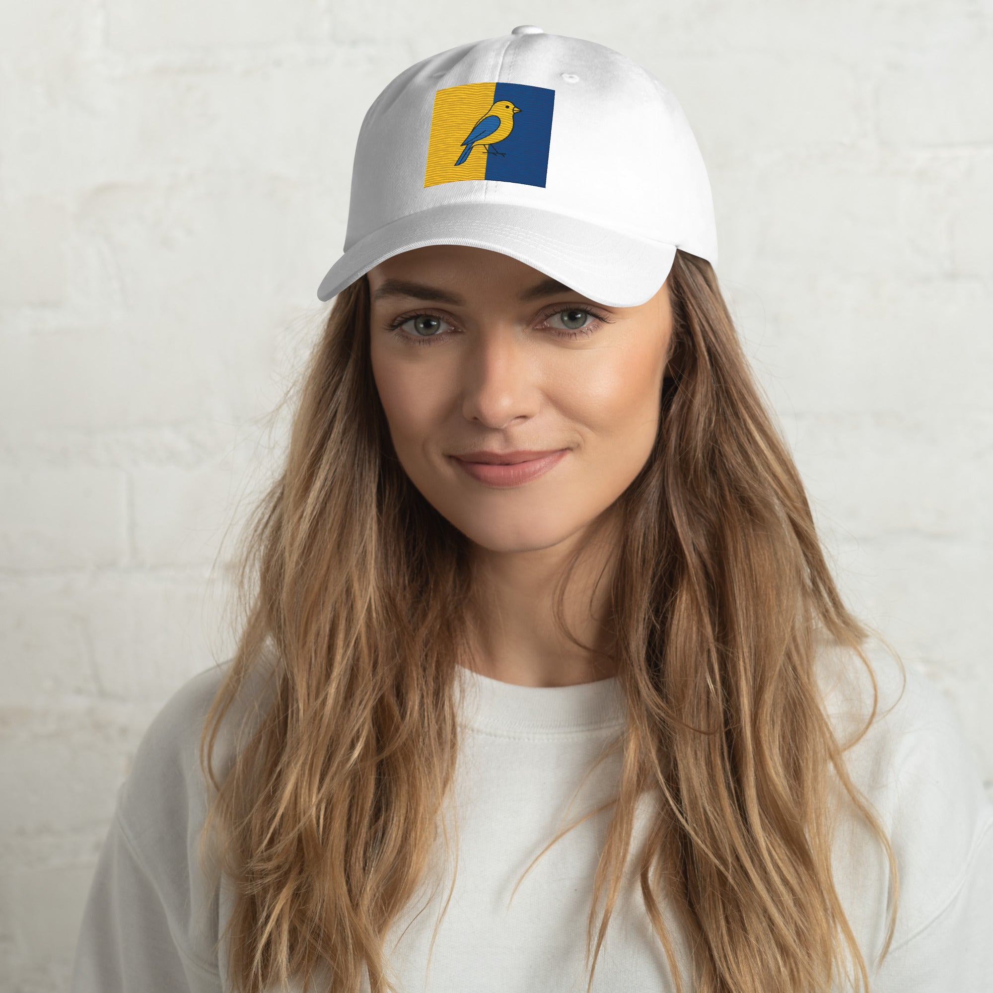 Cappellino Ricamato Canarino