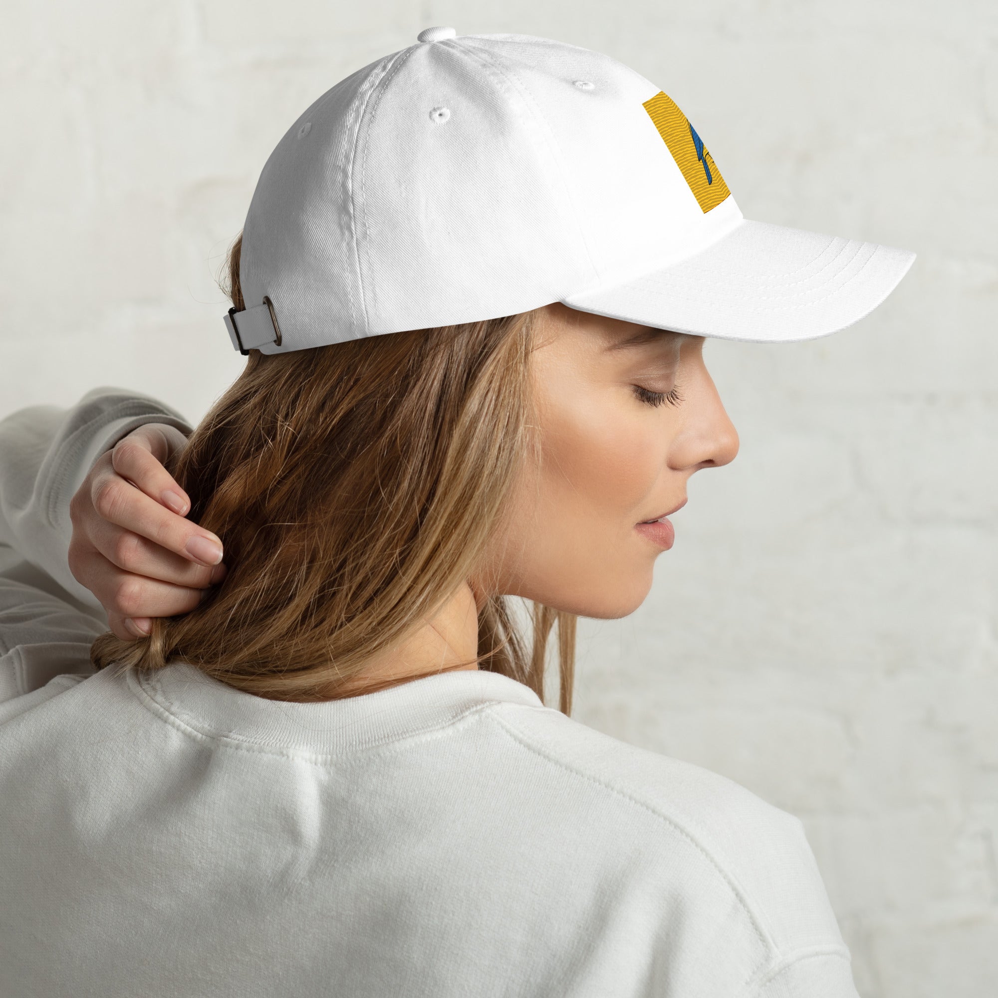 Cappellino Ricamato Canarino