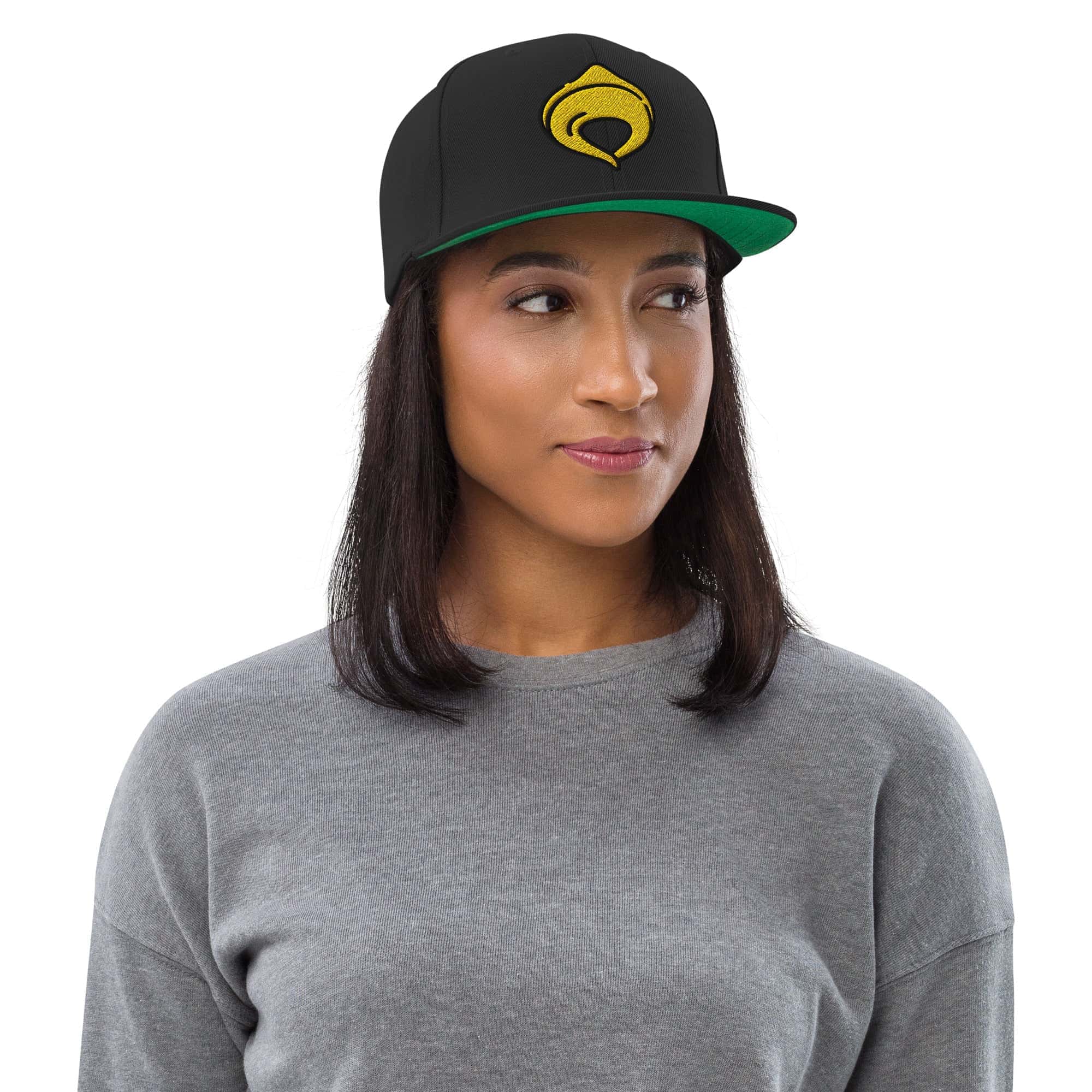 Cappellino Visiera piatta Tortellino-Ricamati-Biiply-Nero-Biiply