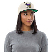 Cappello Visiera Piatta Bull & Bear-Ricamati-Biiply-Naturale/Nero-Biiply