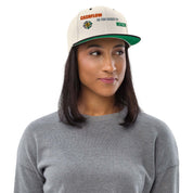 Cappello Visiera Piatta Cashflow secret wealth-Ricamati-Biiply-Naturale/Nero-Biiply