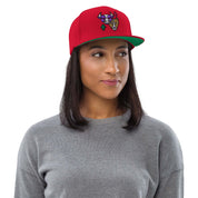 Cappello Visiera Piatta Bull & Bear-Ricamati-Biiply-Rosso-Biiply