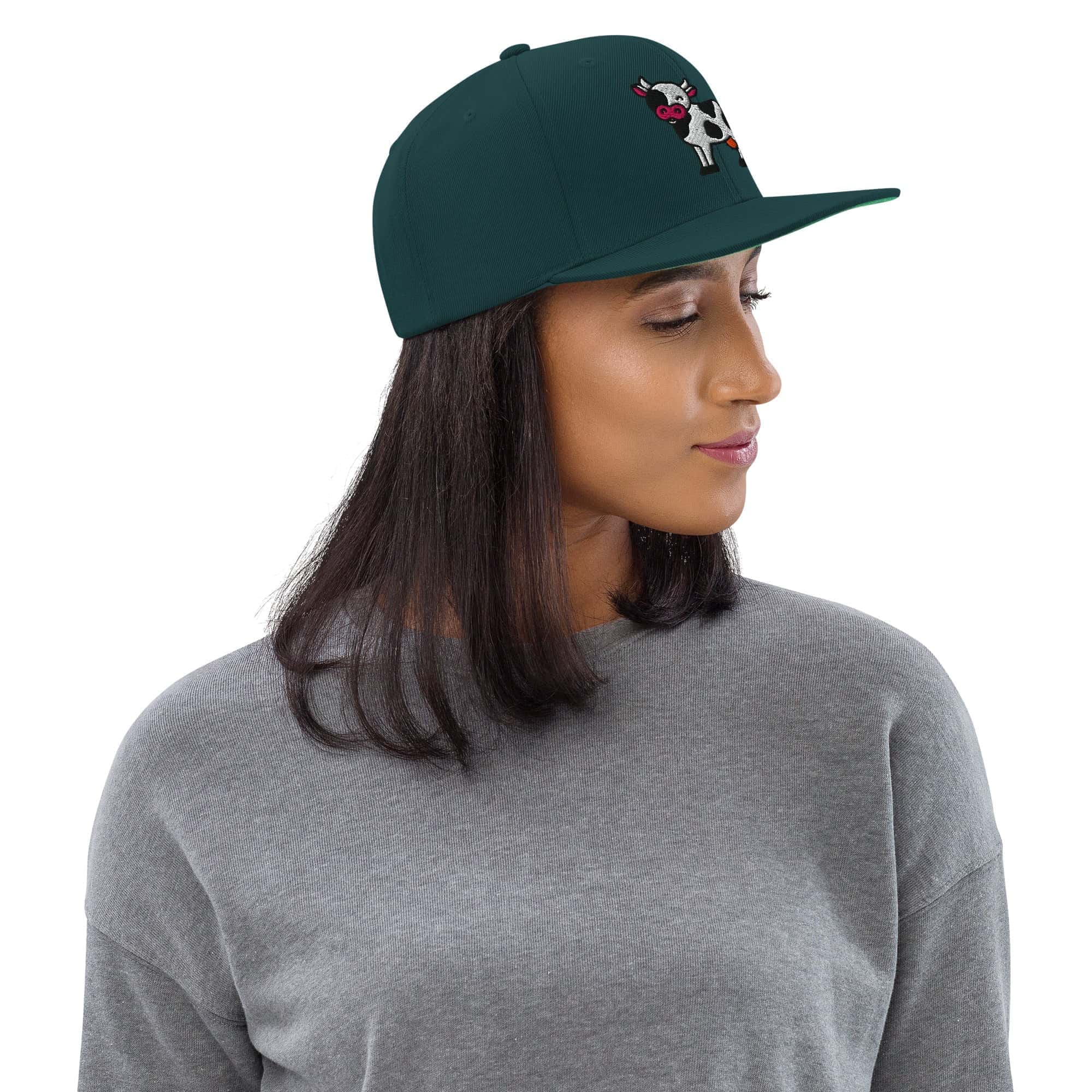 Cappellino Visiera piatta Mucca-Ricamati-Biiply-Biiply