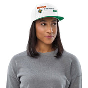 Cappello Visiera Piatta Cashflow secret wealth-Ricamati-Biiply-Bianco-Biiply