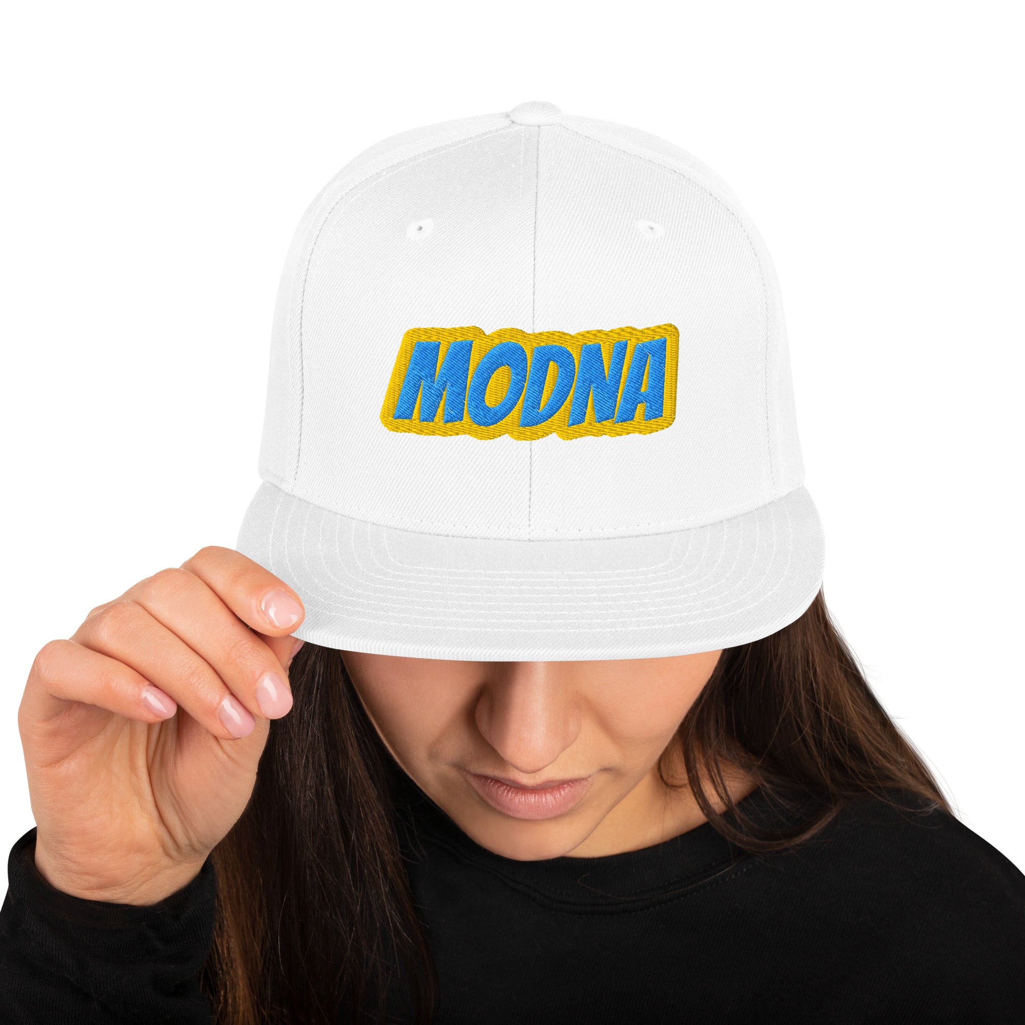 Cappello Ricamatato Visiera Piatta Modna