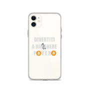 Cover Trasparente iPhone® Divertiti a Rimanere Povero-Smartphone-Biiply-iPhone 11-Biiply