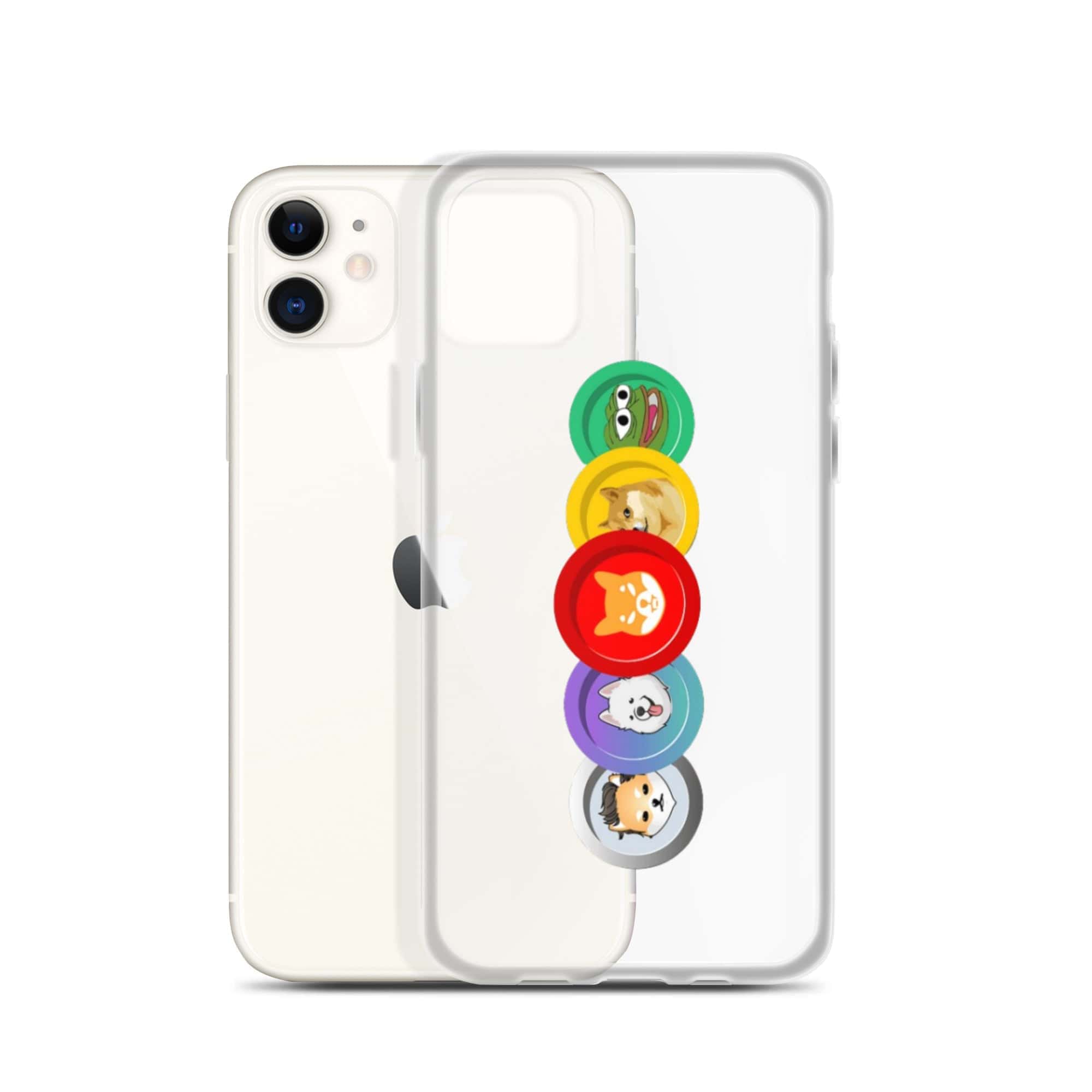 Cover Trasparente iPhone® MemeCoin-Smartphone-Biiply-Biiply