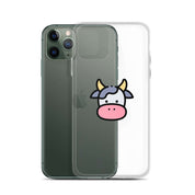 Cover Trasparente iPhone® Cow Face-Smartphone-Biiply-Biiply