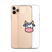 Cover Trasparente iPhone® Cow Face-Smartphone-Biiply-Biiply