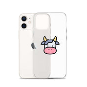 Cover Trasparente iPhone® Cow Face-Smartphone-Biiply-Biiply