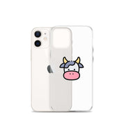 Cover Trasparente iPhone® Cow Face-Smartphone-Biiply-Biiply